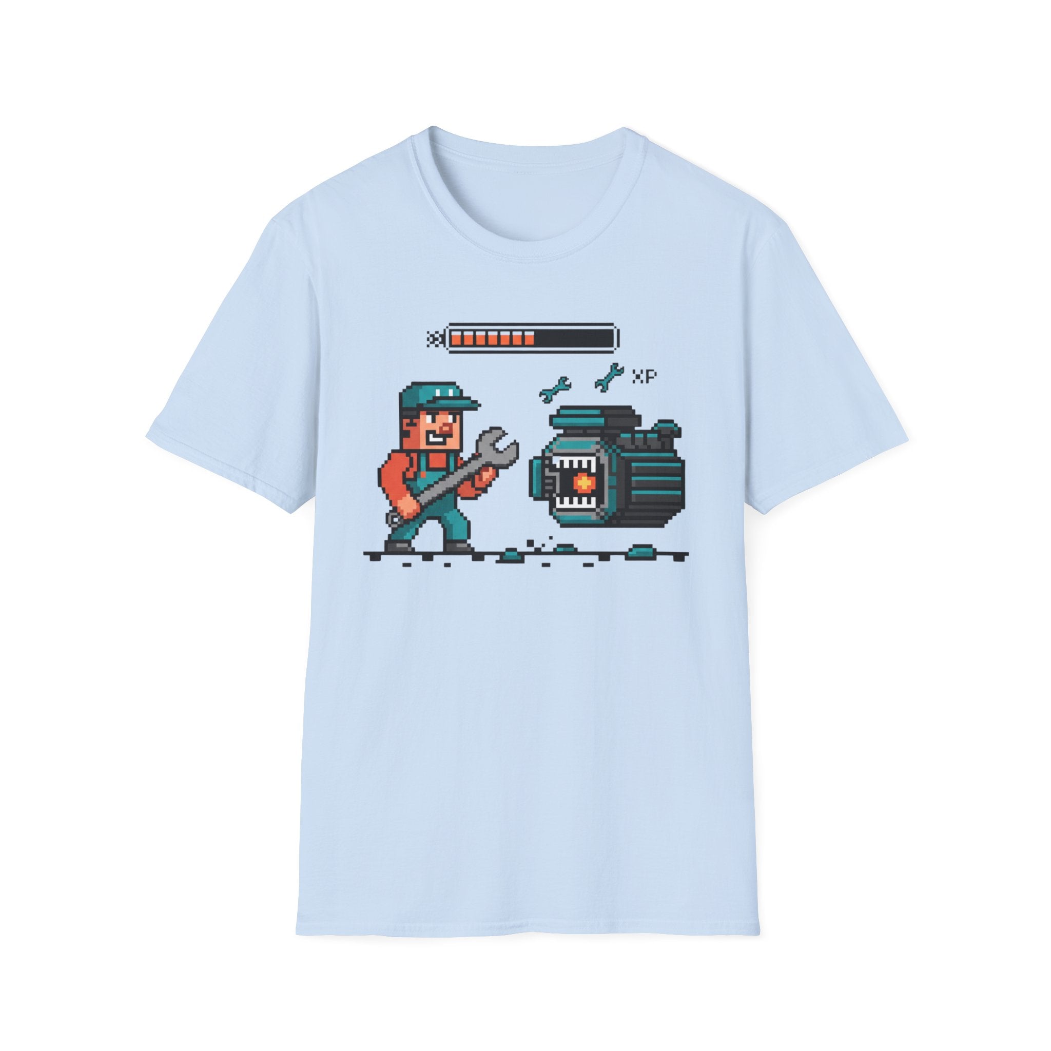 8 Bit Mechanic T-Shirt