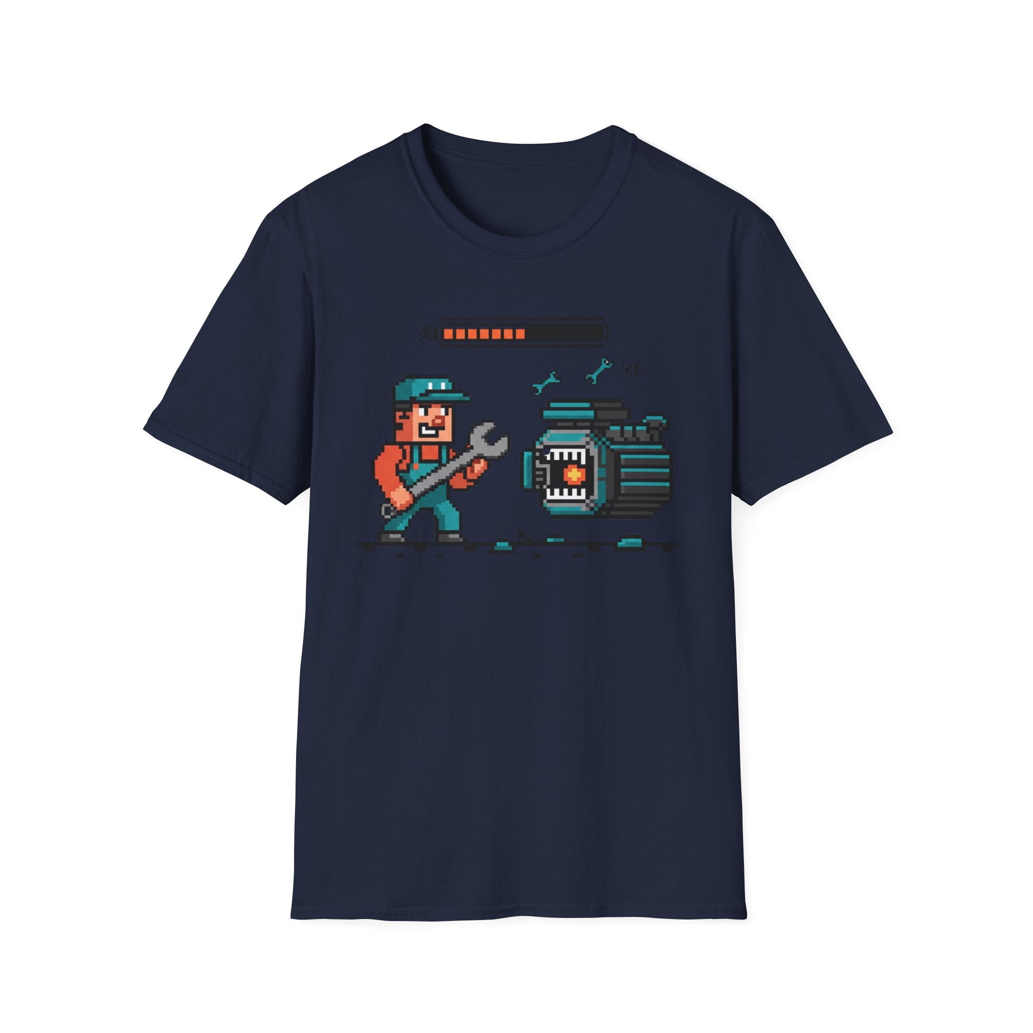 8 Bit Mechanic T-Shirt