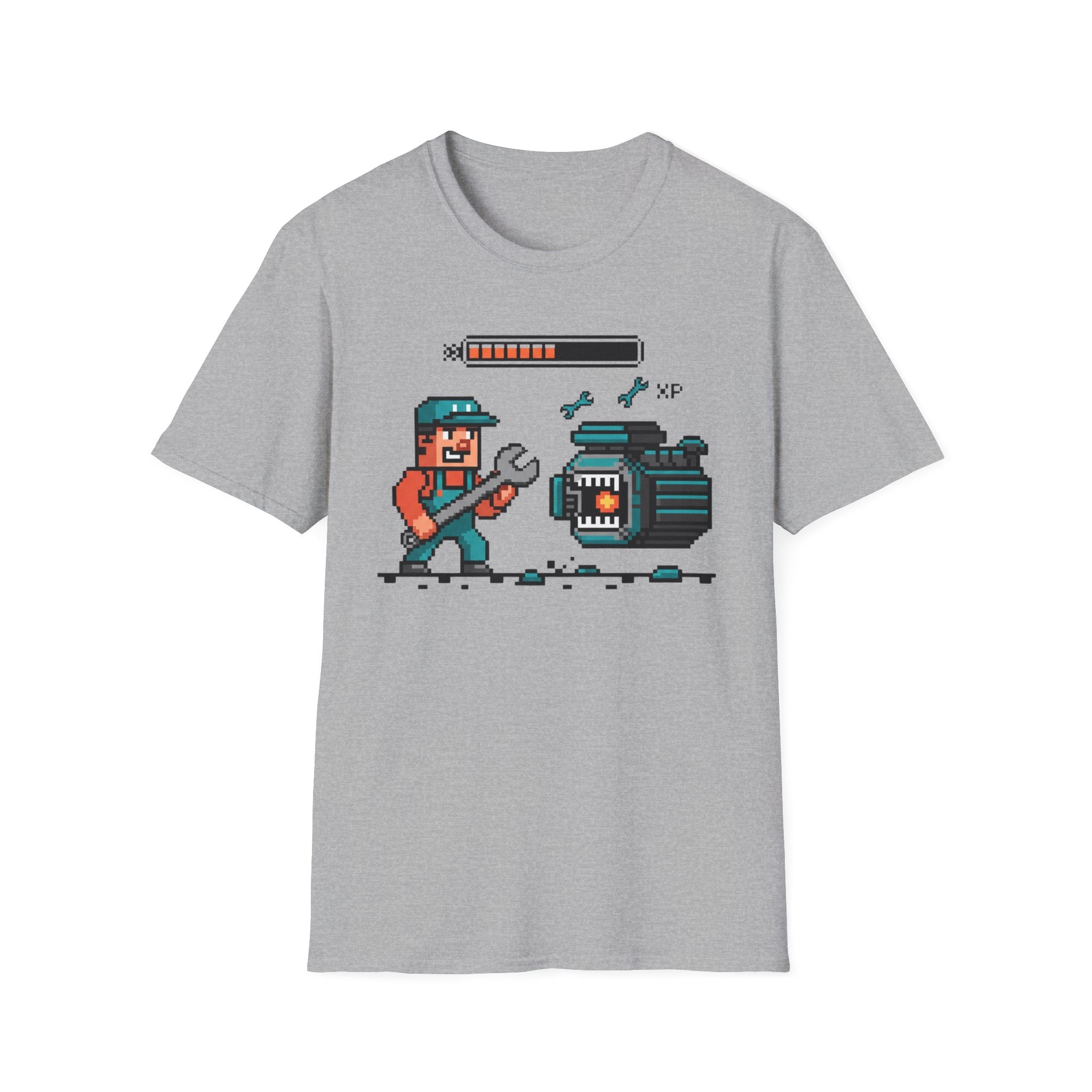 8 Bit Mechanic T-Shirt