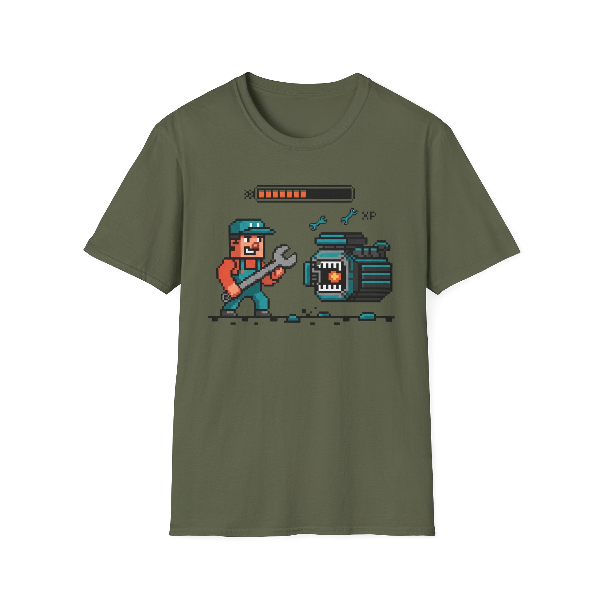 8 Bit Mechanic T-Shirt