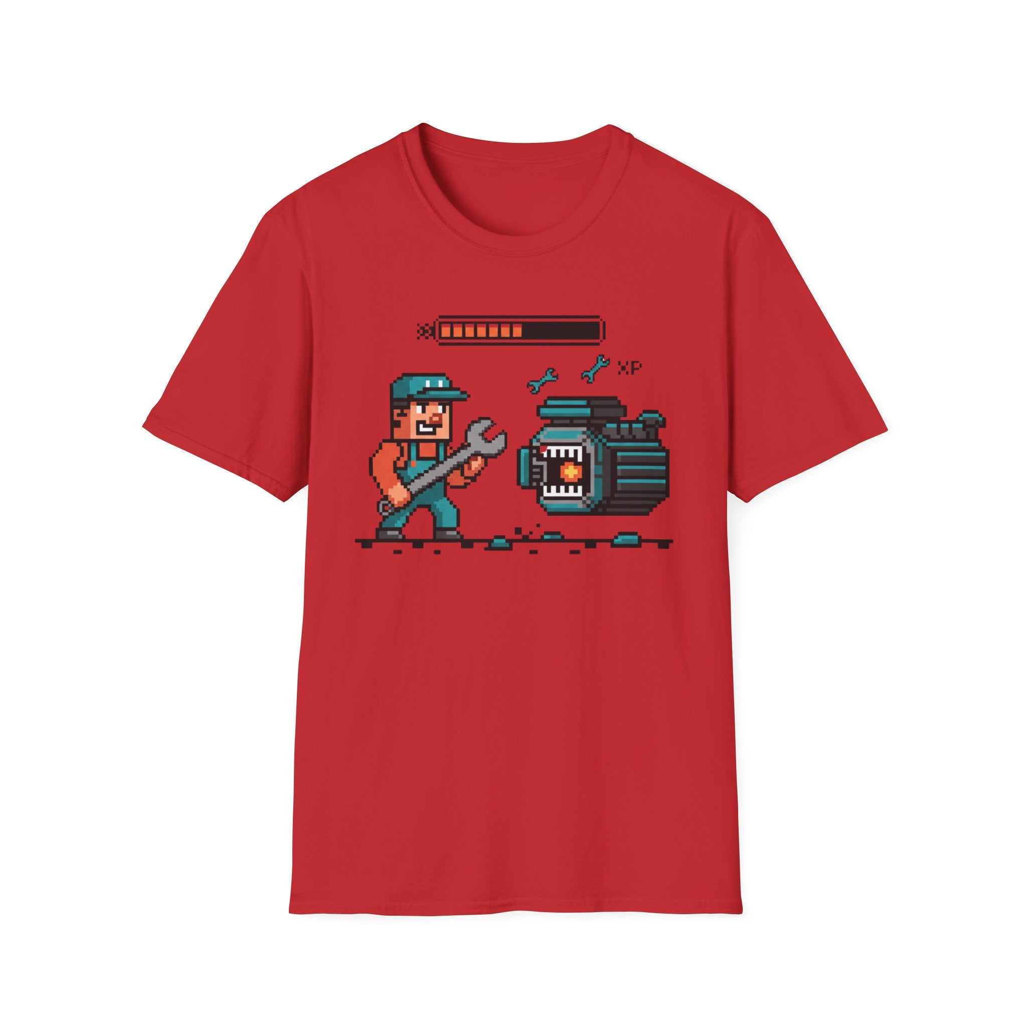 8 Bit Mechanic T-Shirt