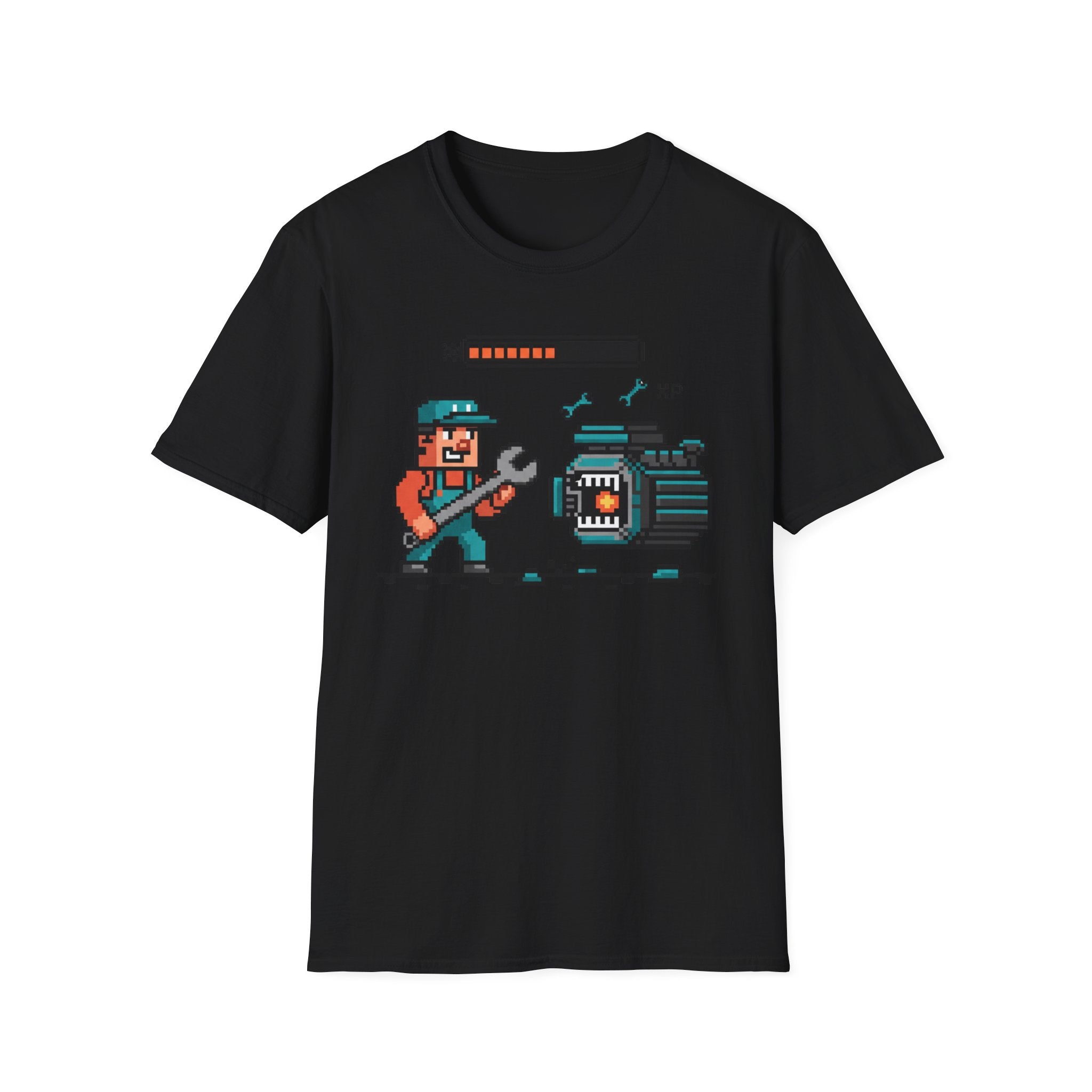 8 Bit Mechanic T-Shirt