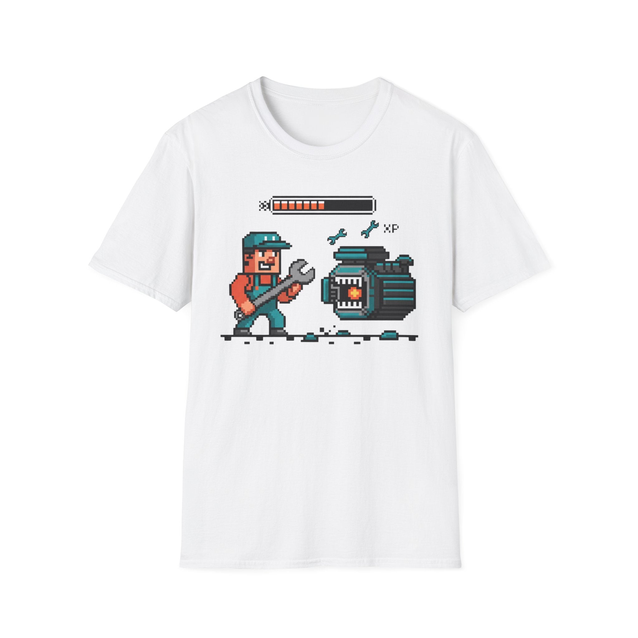 8 Bit Mechanic T-Shirt