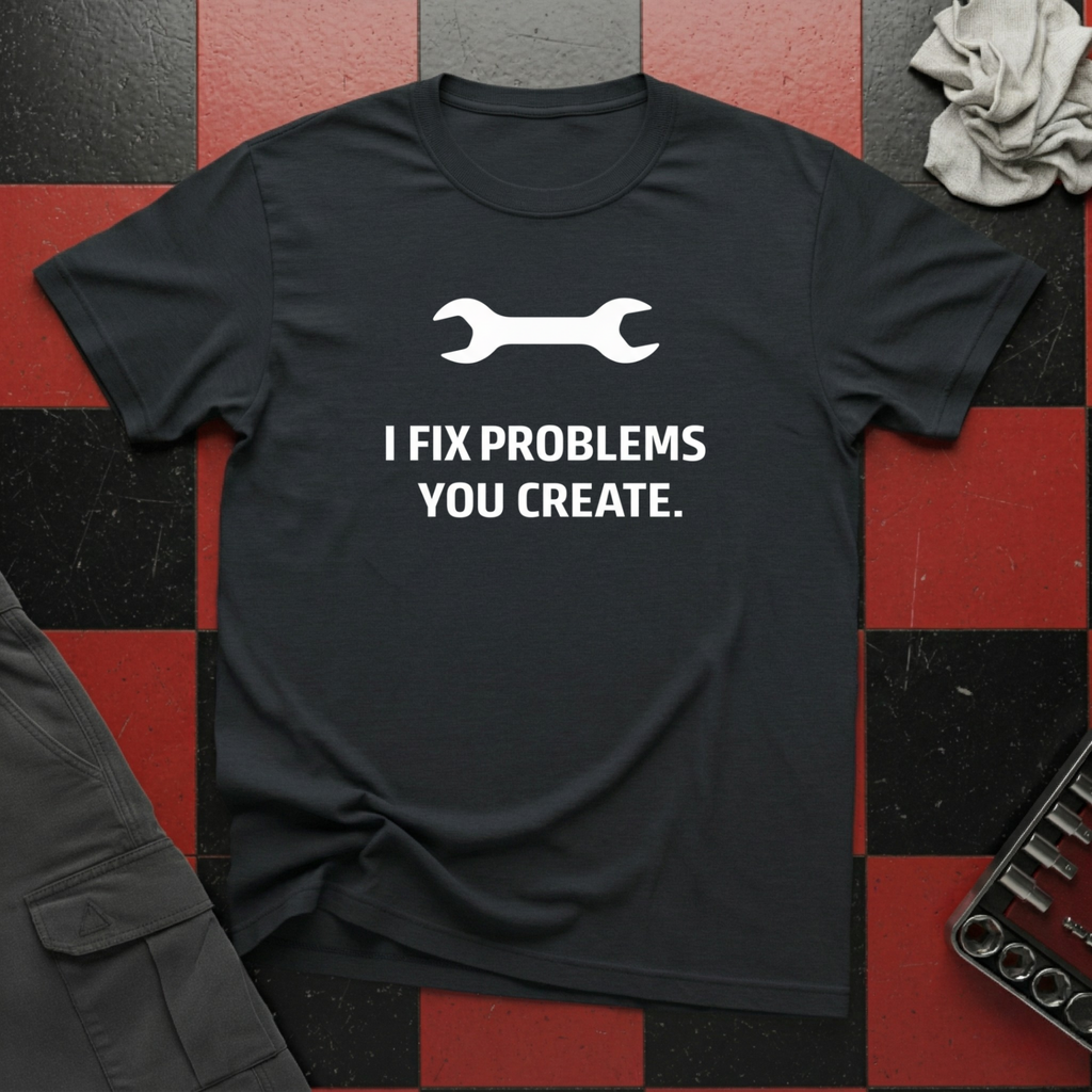 I Fix Problems You Create T-Shirt