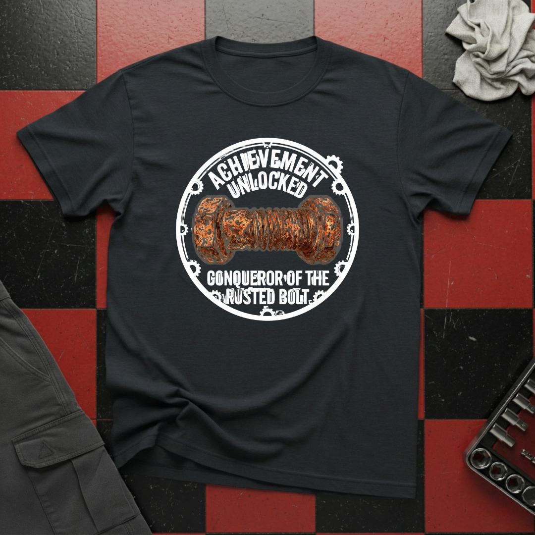 Conqueror of the Rusted Bolt T-Shirt