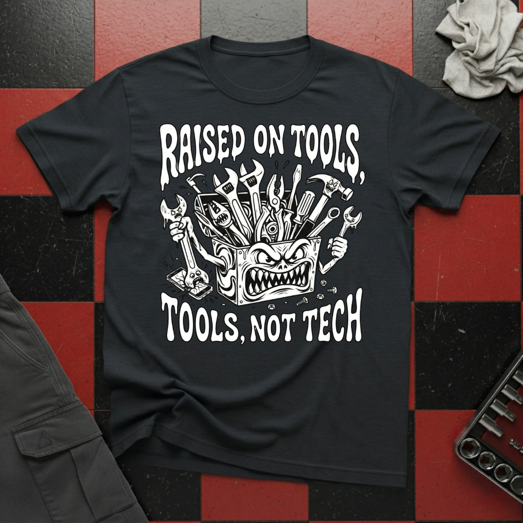 Raised on Tool Not Tech T-Shirt