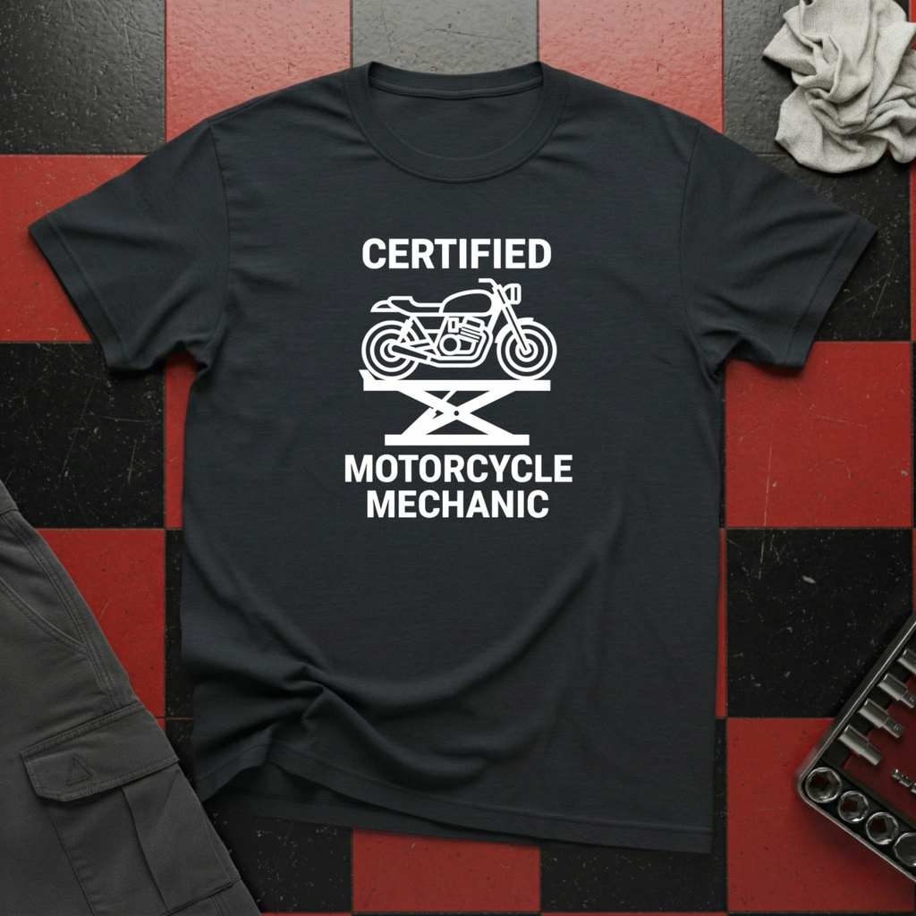 Certified Motorcycle Mechanic T-Shirt