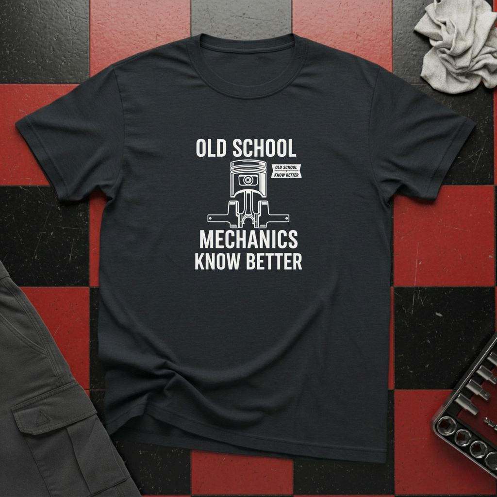 Old School Mechanics Know Better T-Shirt