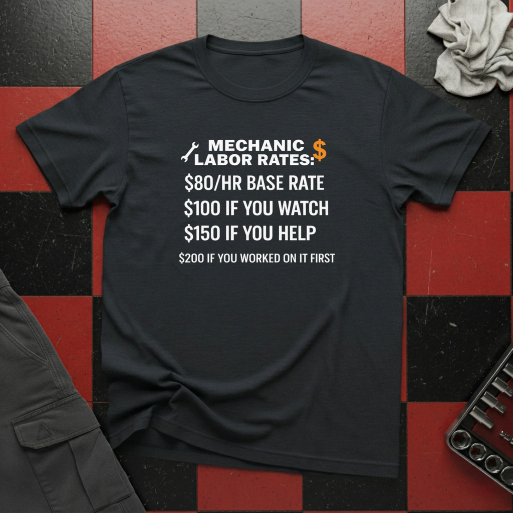Mechanic Labor Rates T-Shirt
