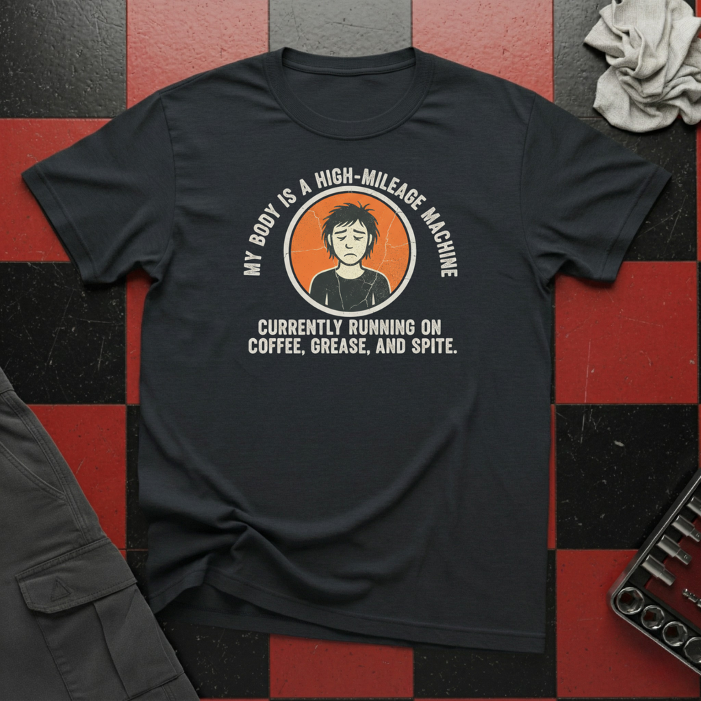 My Body Is A High Mileage Machine T-Shirt