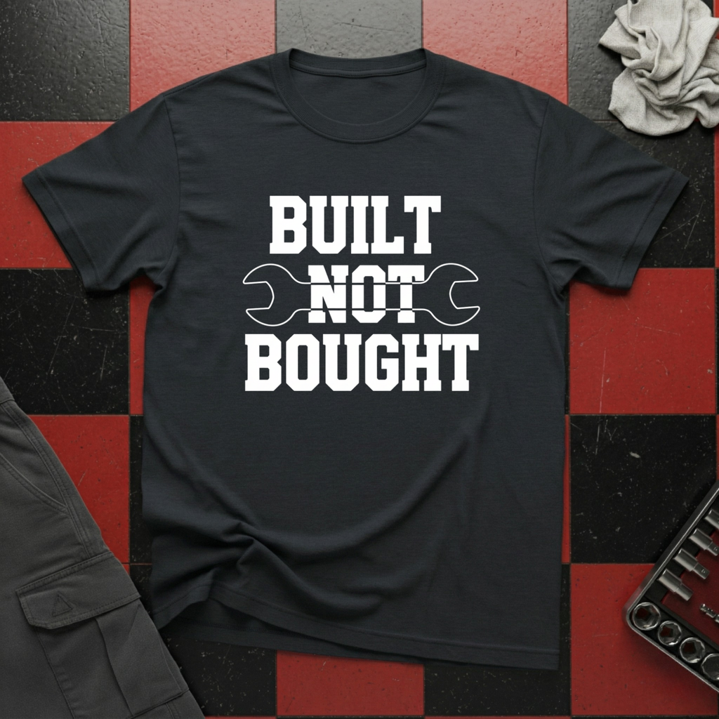 Built Not Bought with Spanner T-Shirt