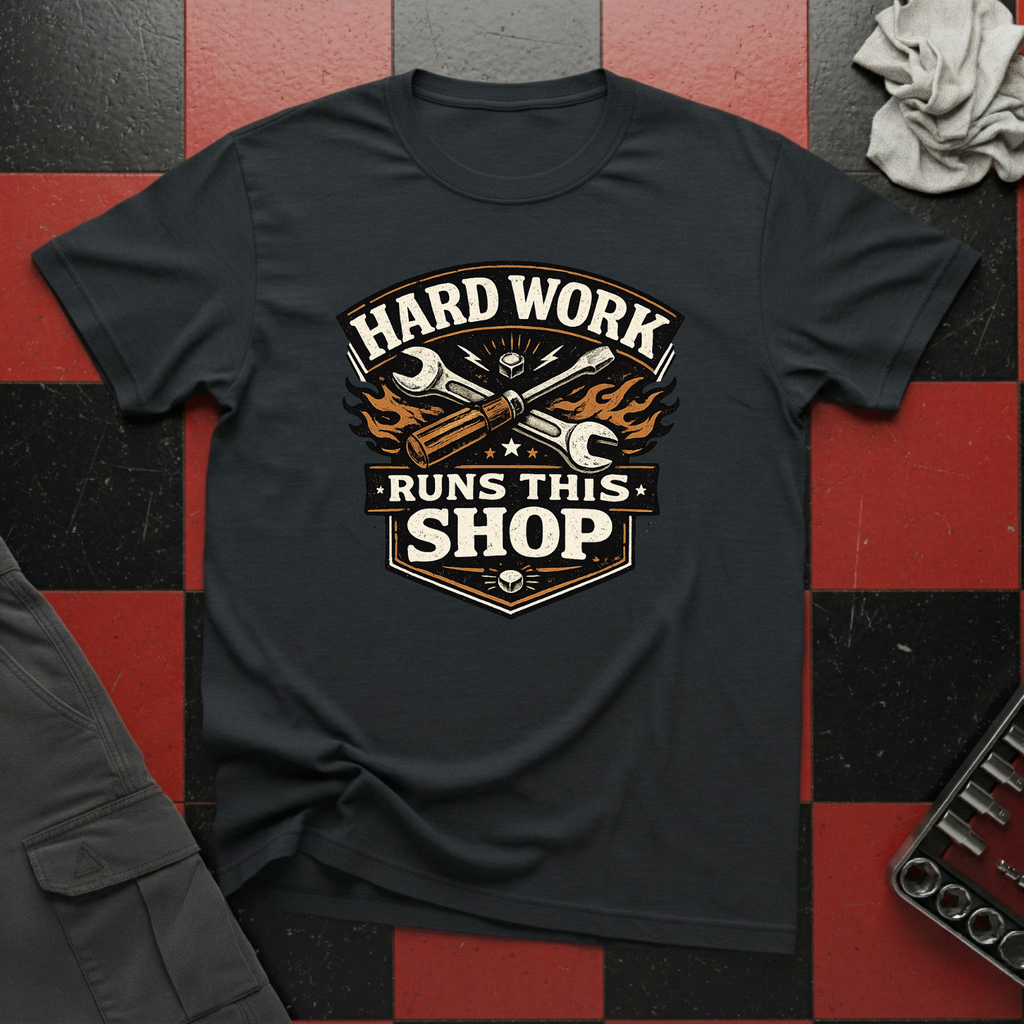 Hard Work Runs This Shop T-Shirt