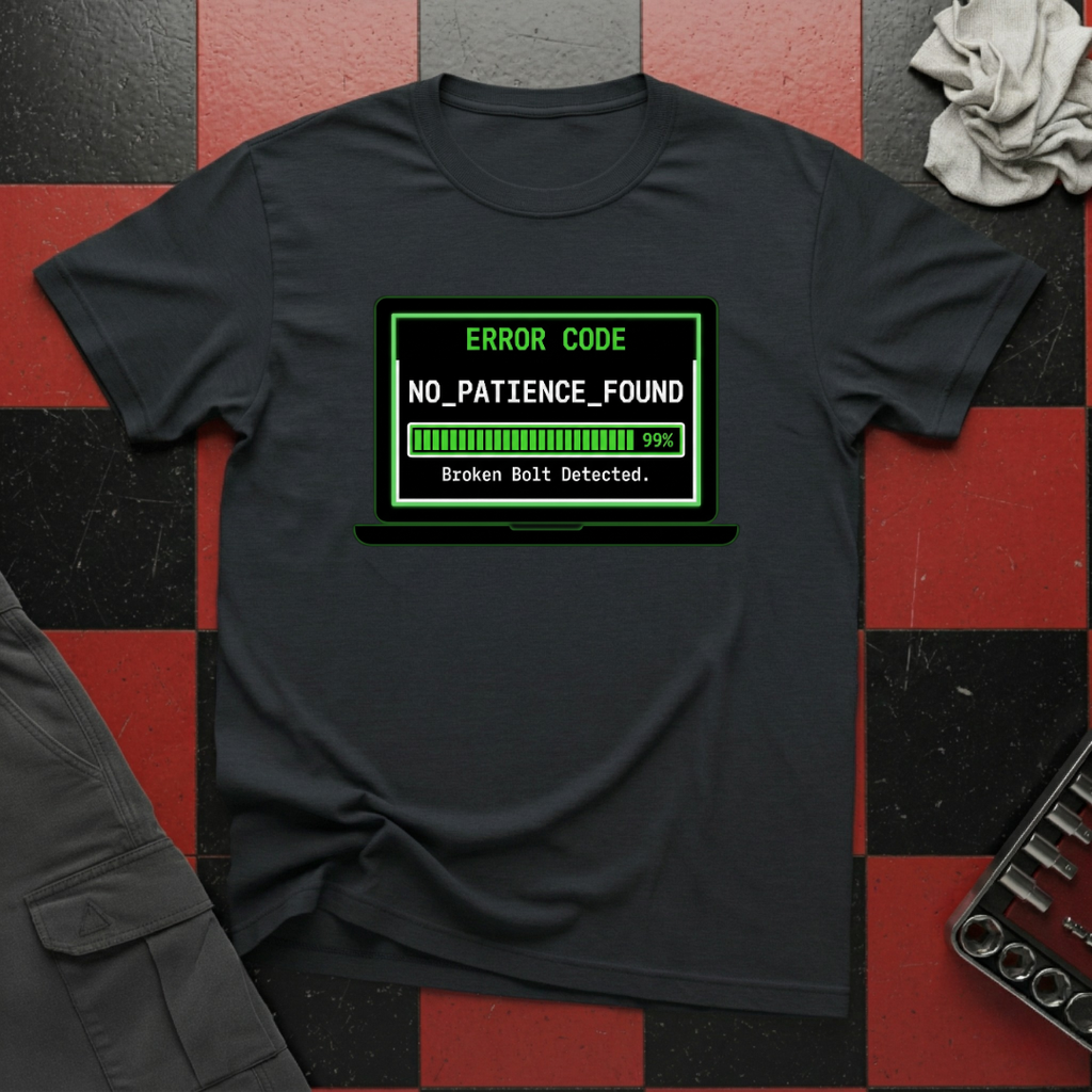 Error No Patience Found T-Shirt