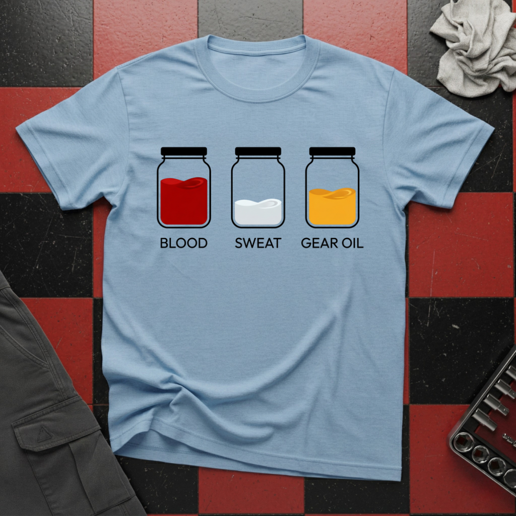 Blood Sweat and Gear Oil T-Shirt