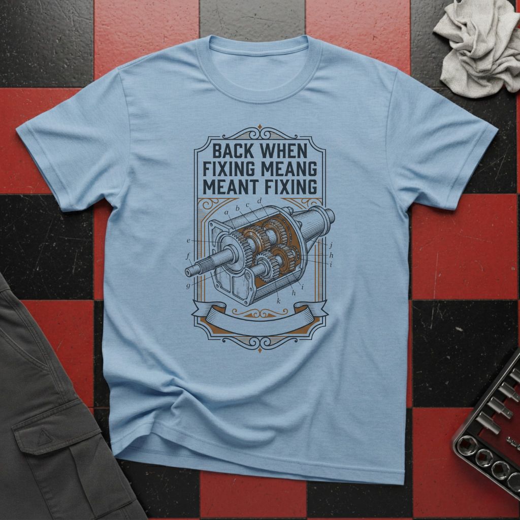 Back When Fixing Meant Fixing T-Shirt