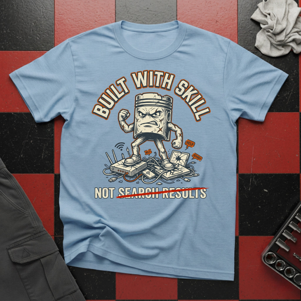 Built with Skill Not Search Results T-Shirt