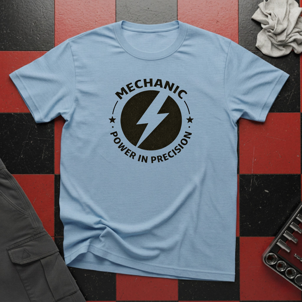 Mechanic Power in Precision T-Shirt