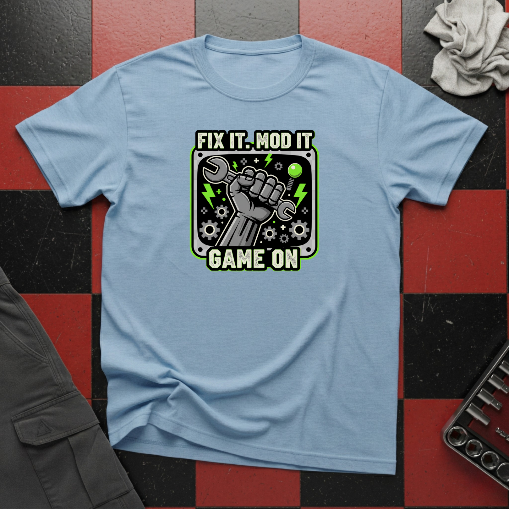 Fix It Mod It Game On T-Shirt