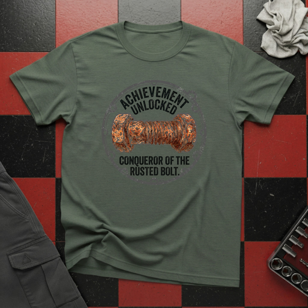 Conqueror of the Rusted Bolt T-Shirt