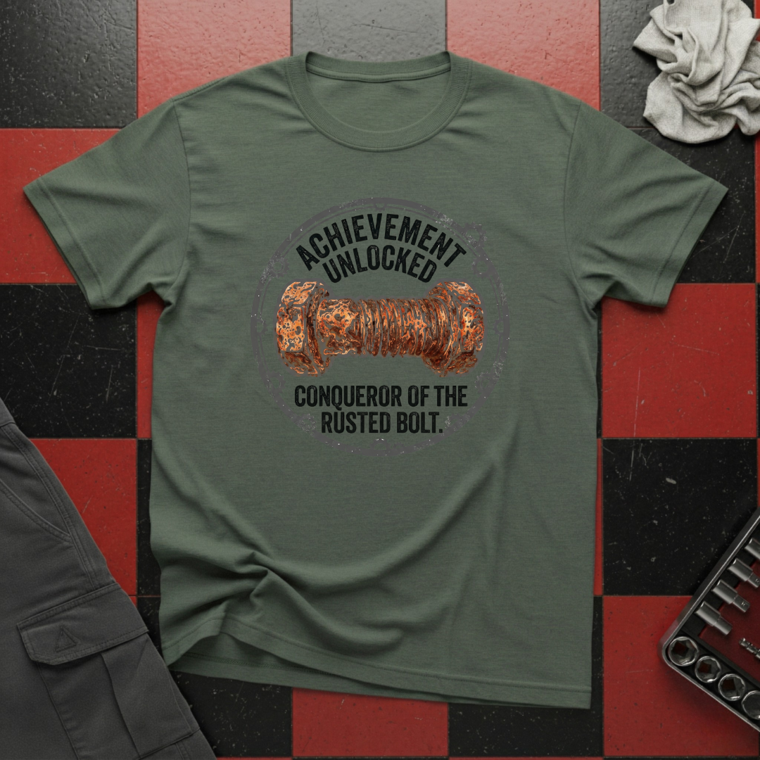 Conqueror of the Rusted Bolt T-Shirt