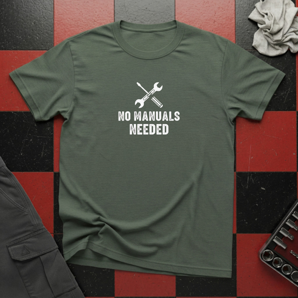 No Manuals Needed T-Shirt