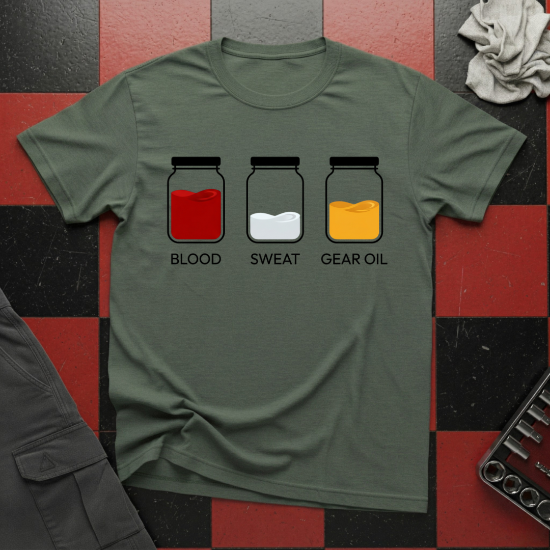 Blood Sweat and Gear Oil T-Shirt