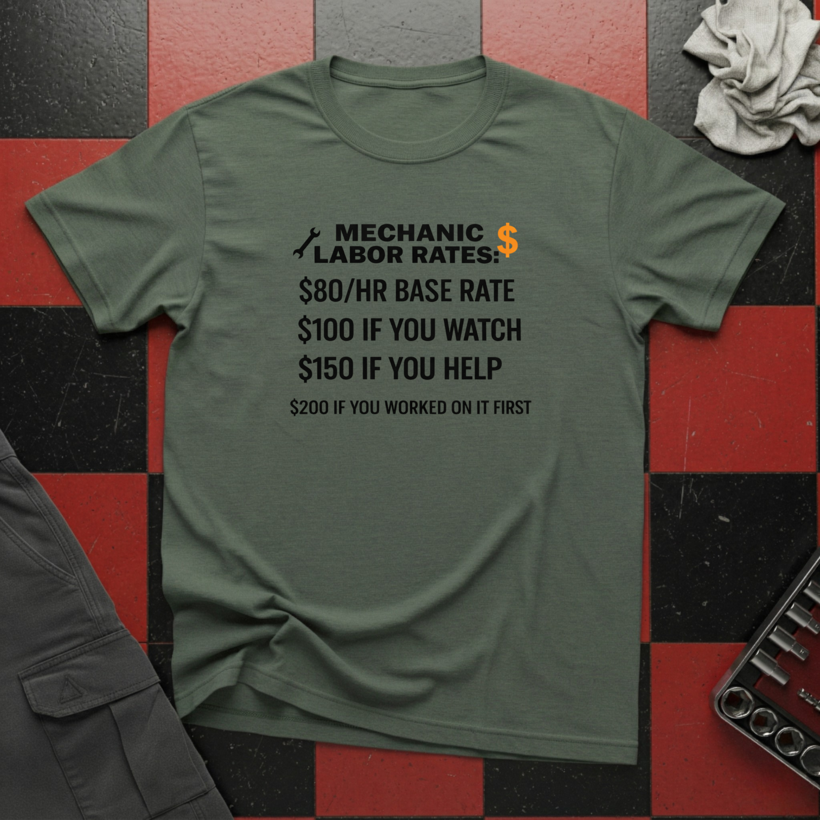 Mechanic Labor Rates T-Shirt