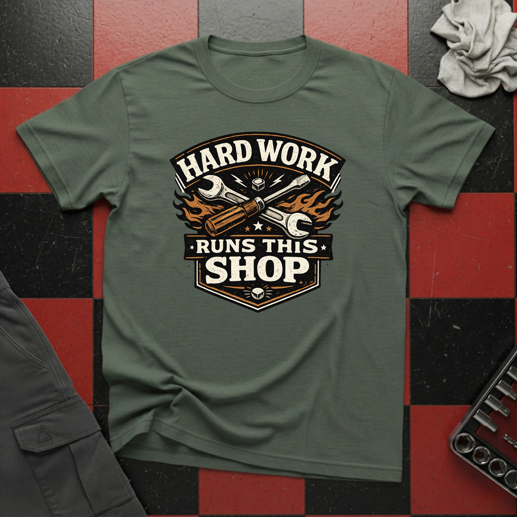 Hard Work Runs This Shop T-Shirt