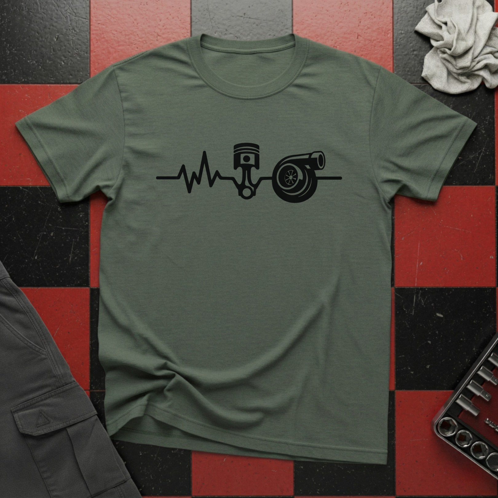 Piston Turbo Heartbeat T-Shirt