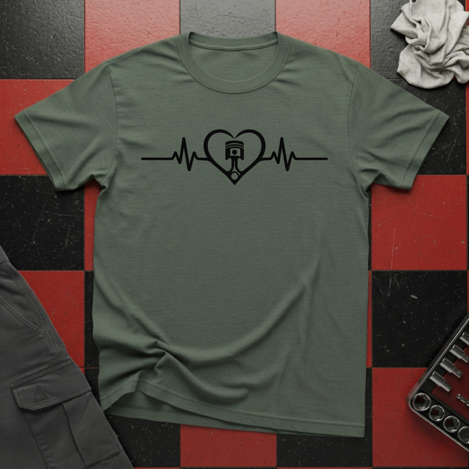 Piston Heart T-Shirt