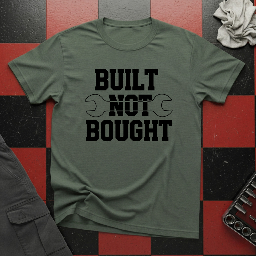 Built Not Bought with Spanner T-Shirt