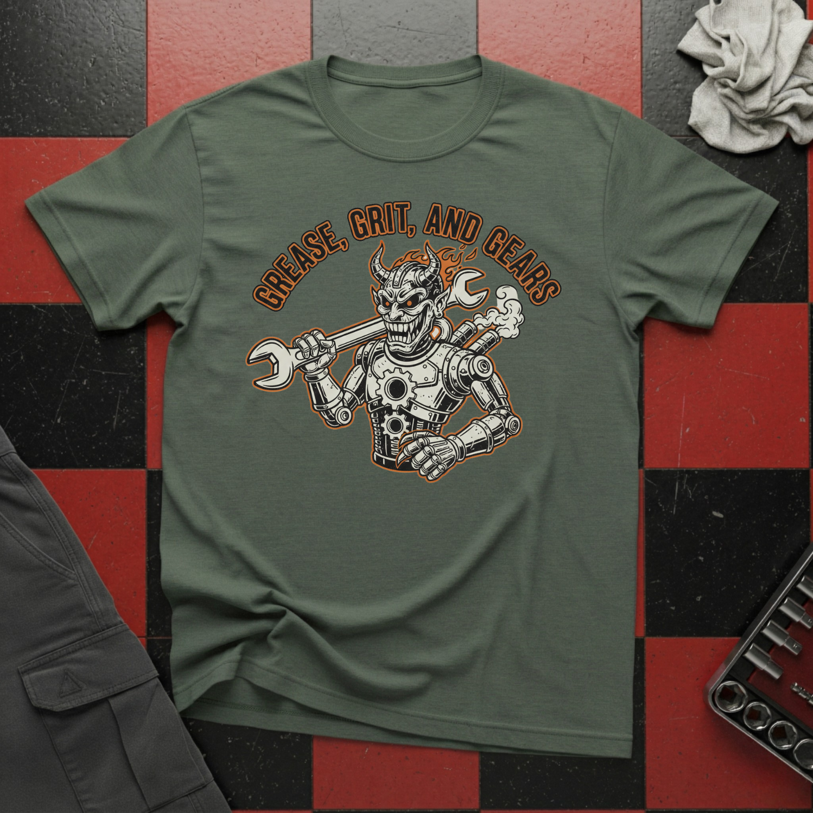 Grease Grit and Gears T-Shirt
