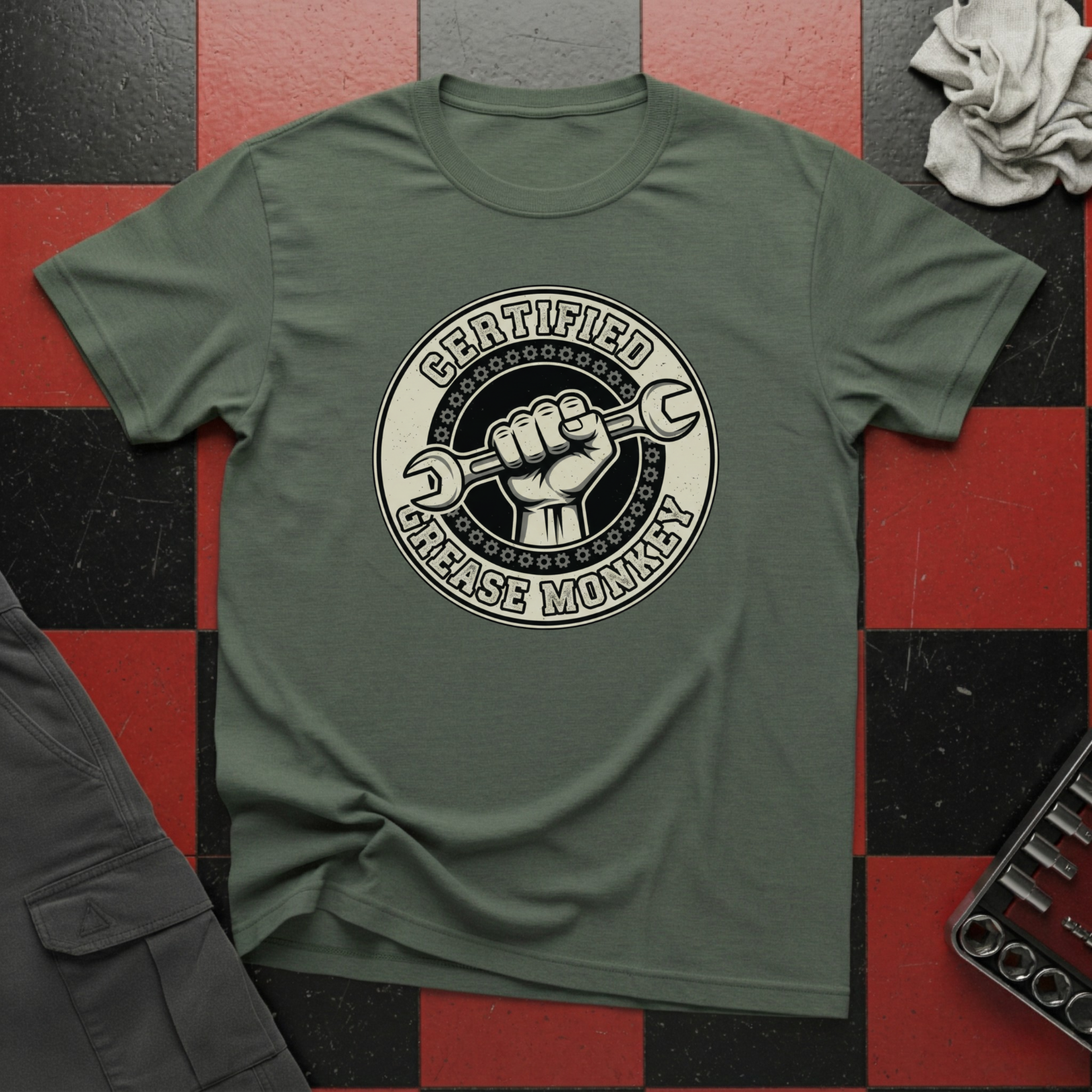 Certified Grease Monkey T-Shirt