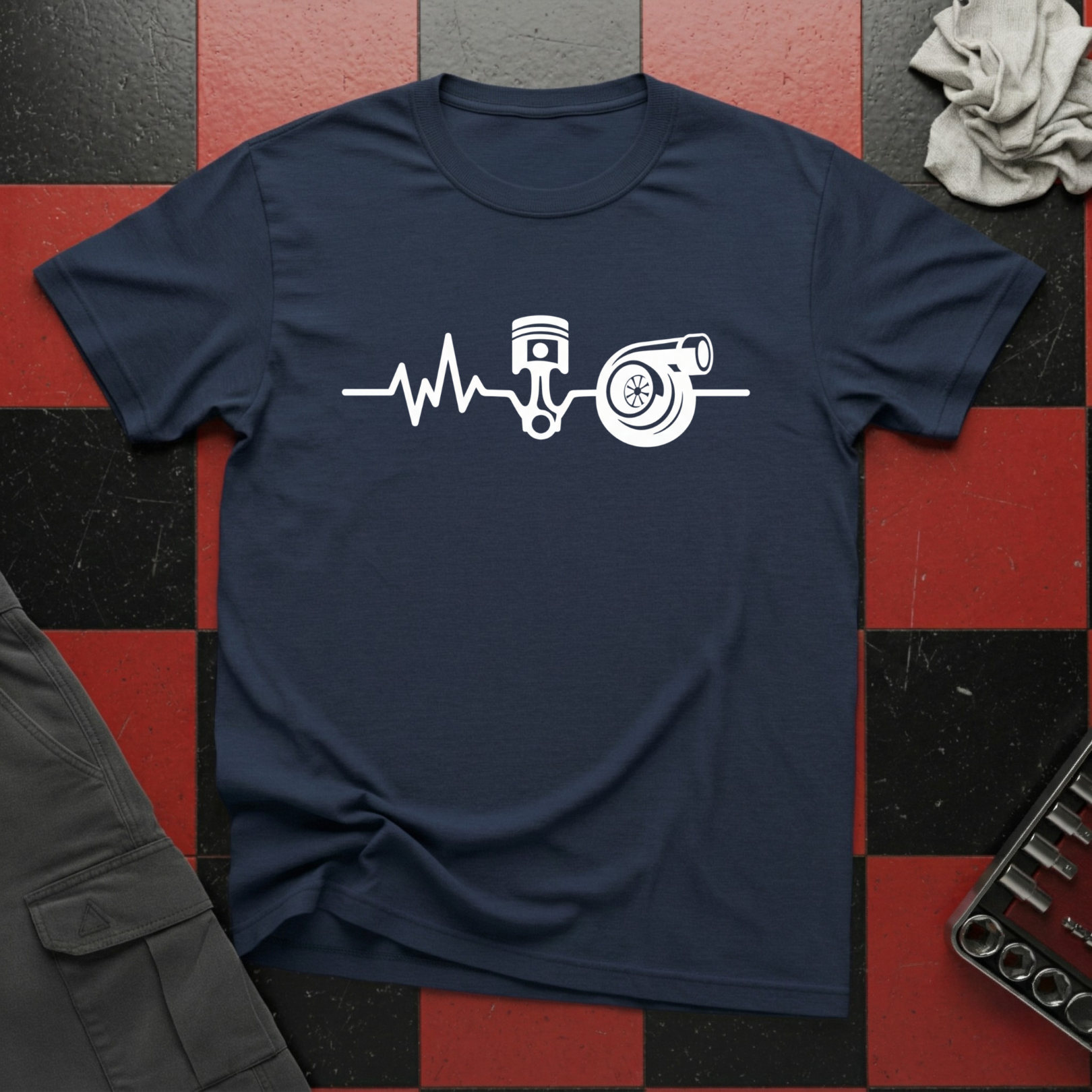 Piston Turbo Heartbeat T-Shirt