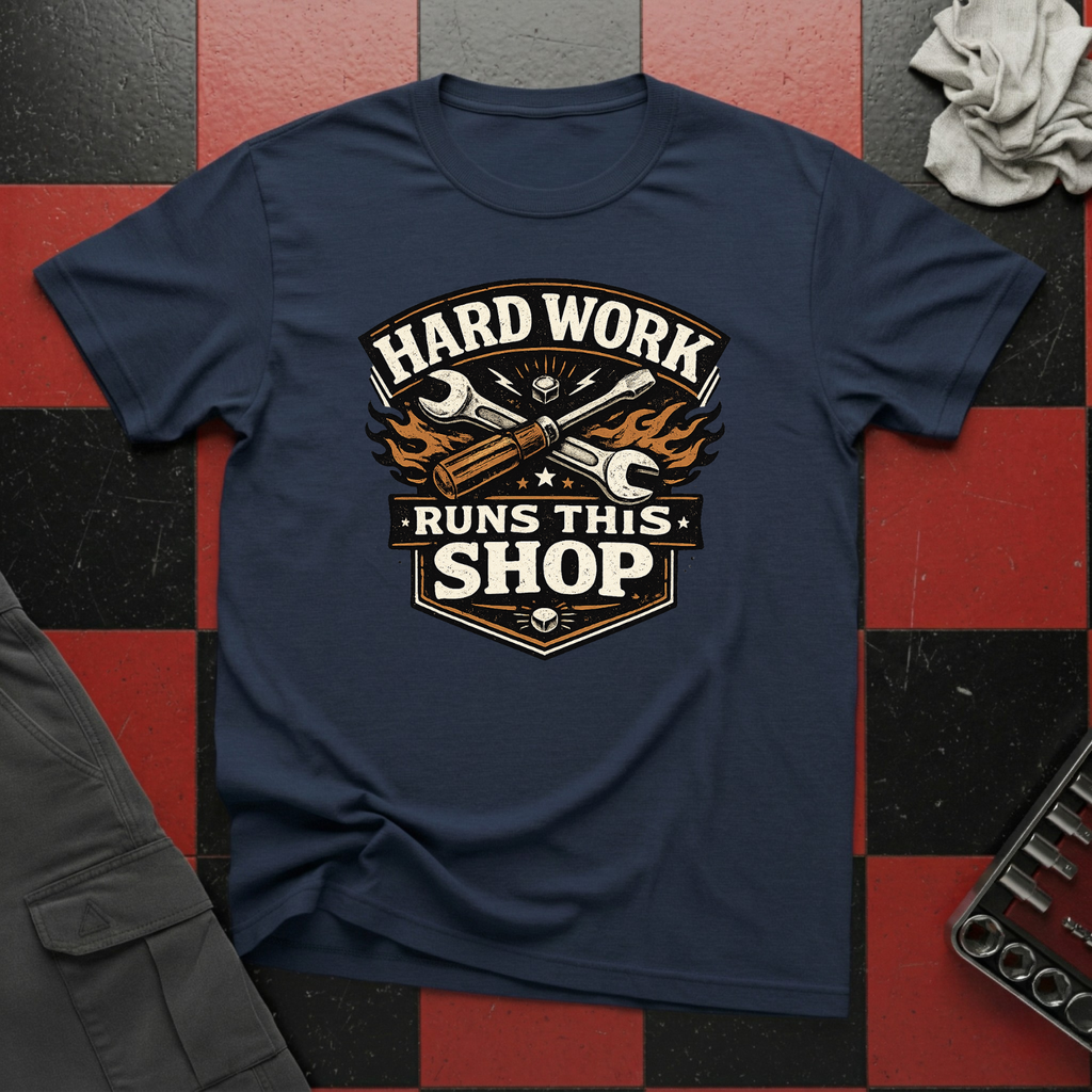 Hard Work Runs This Shop T-Shirt