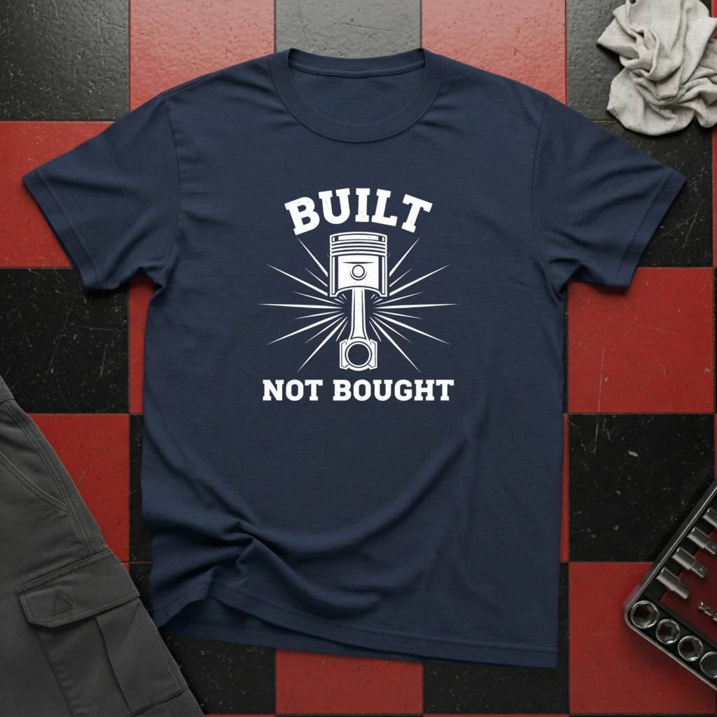 Built Not Bought Piston T-Shirt