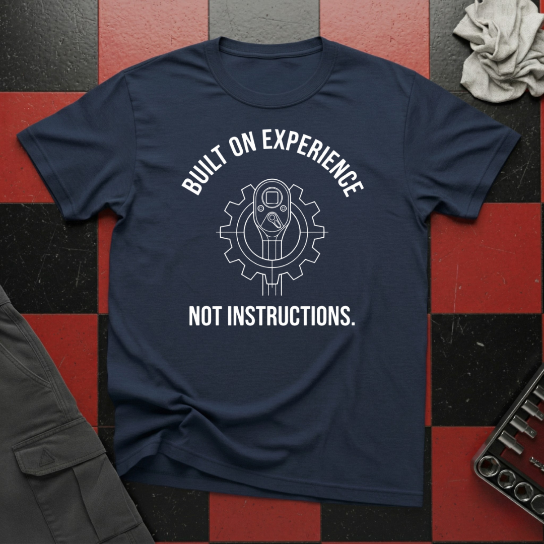 Built on Experience Not Instructions T-Shirt