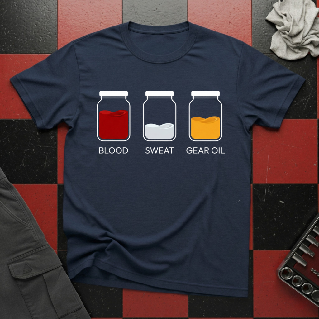 Blood Sweat and Gear Oil T-Shirt
