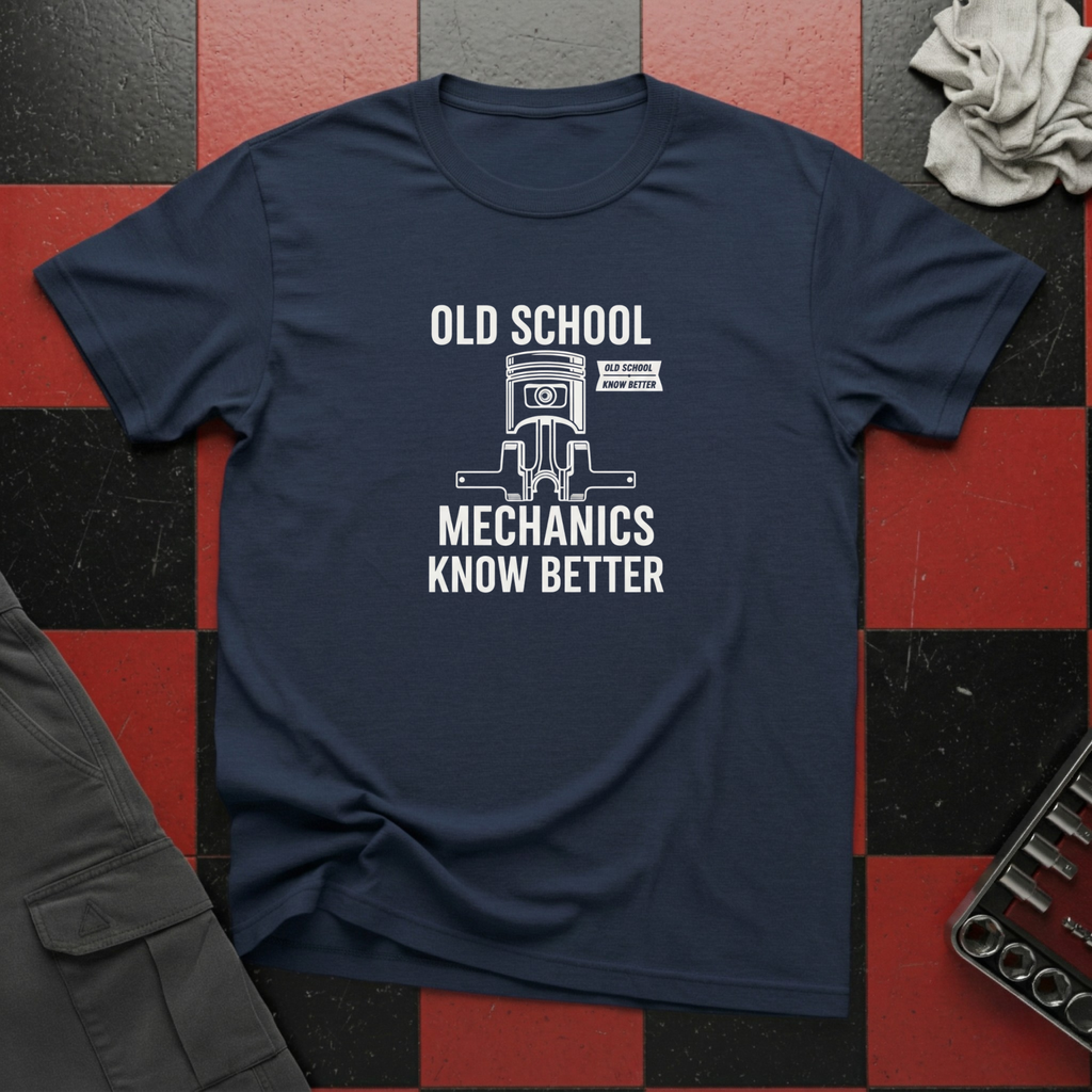 Old School Mechanics Know Better T-Shirt