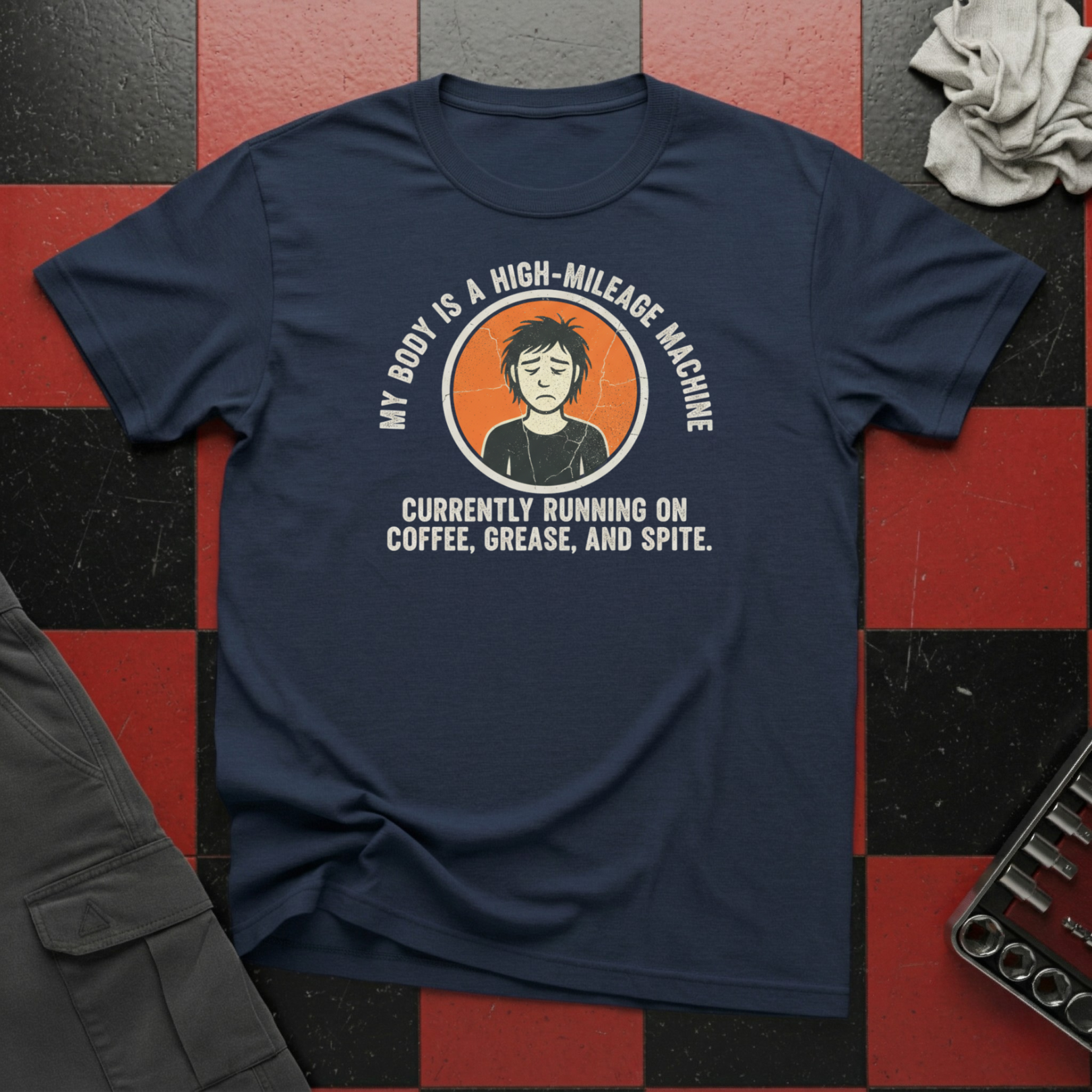 My Body Is A High Mileage Machine T-Shirt