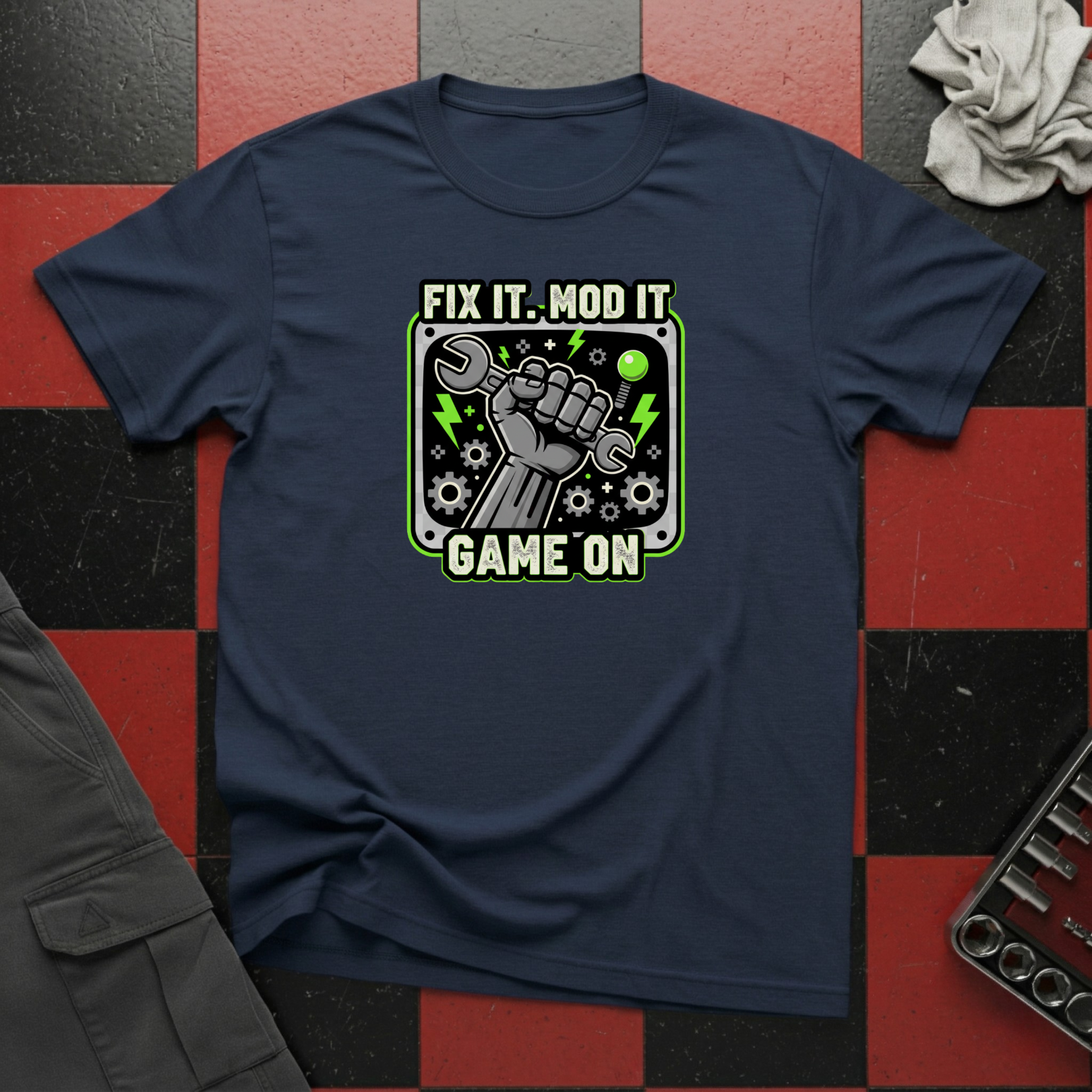 Fix It Mod It Game On T-Shirt