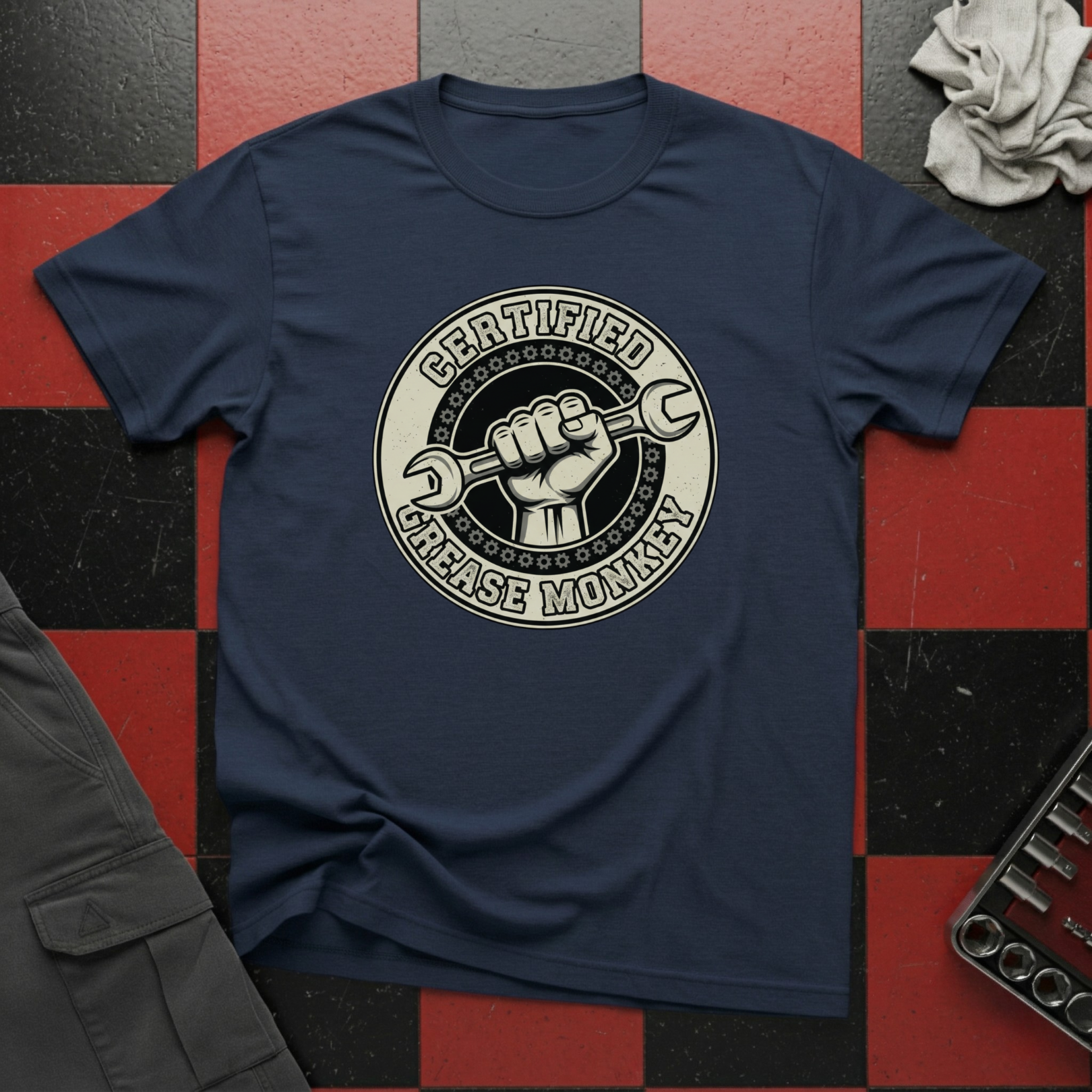 Certified Grease Monkey T-Shirt