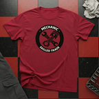 Skilled Trade Piston and Spanner Cross T-Shirt