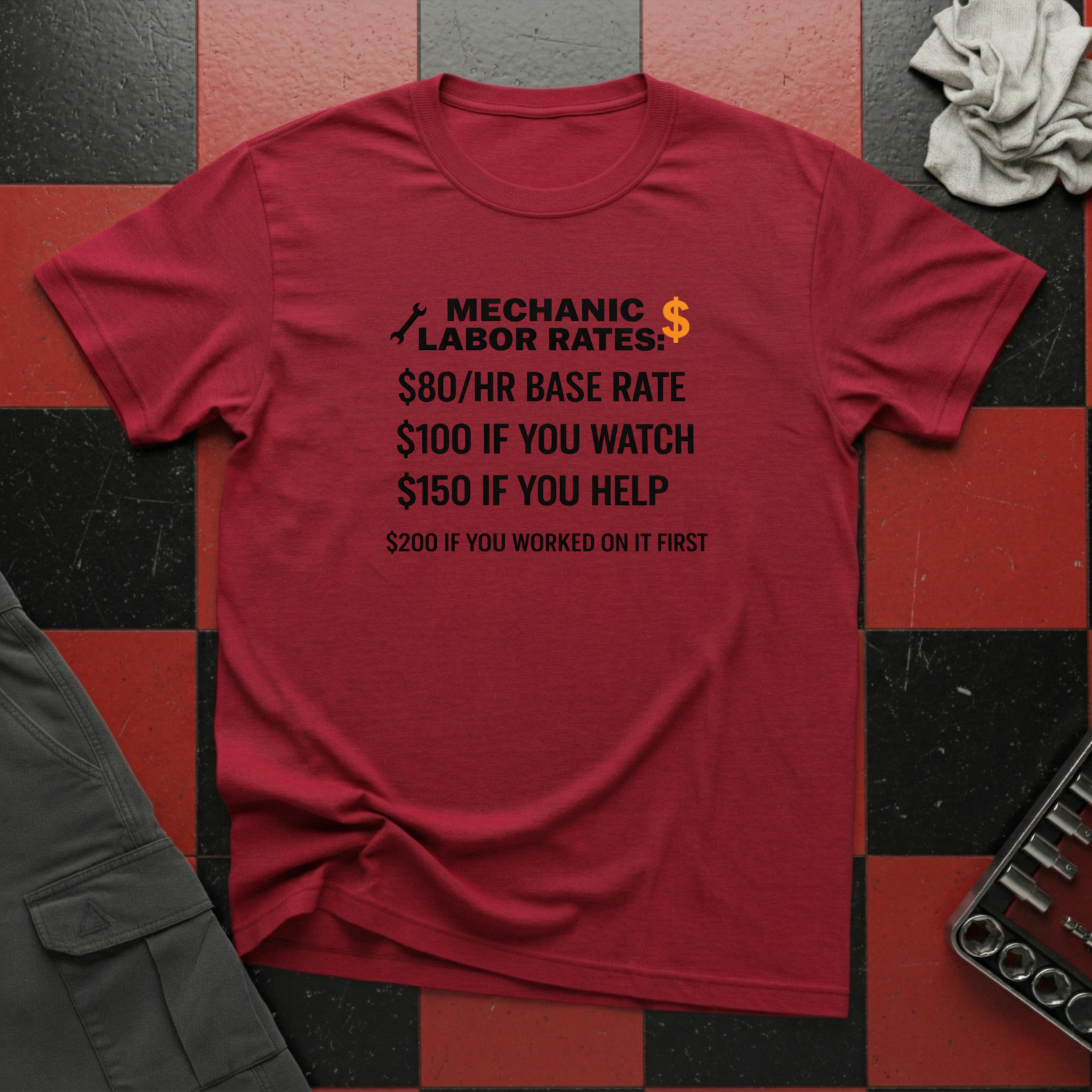 Mechanic Labor Rates T-Shirt