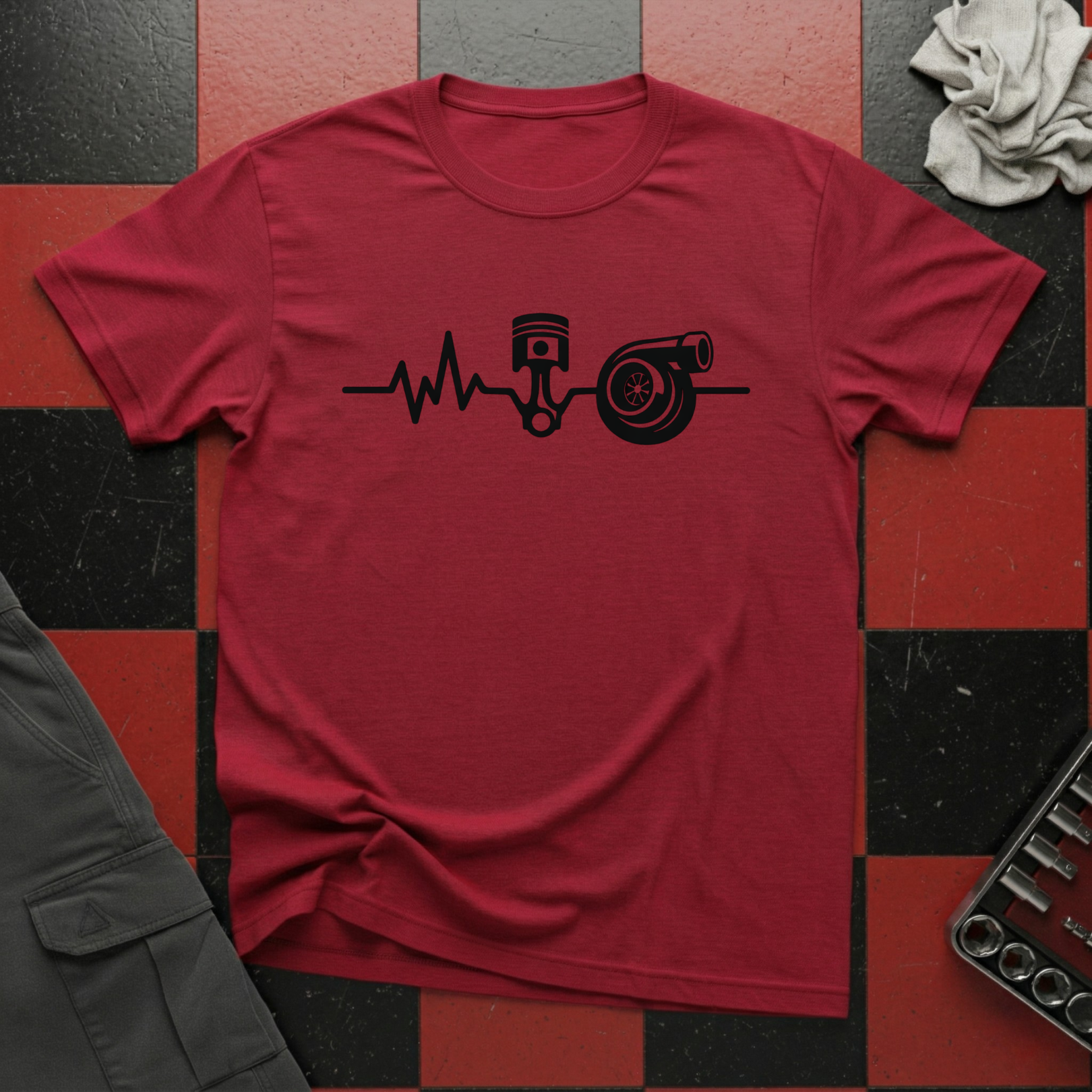 Piston Turbo Heartbeat T-Shirt