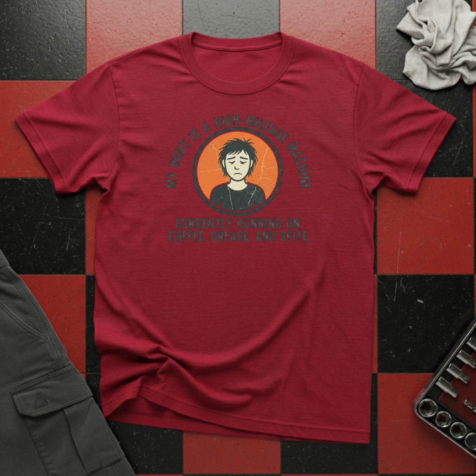 My Body Is A High Mileage Machine T-Shirt
