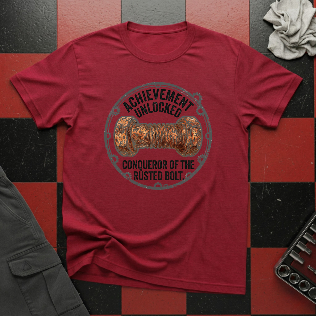 Conqueror of the Rusted Bolt T-Shirt