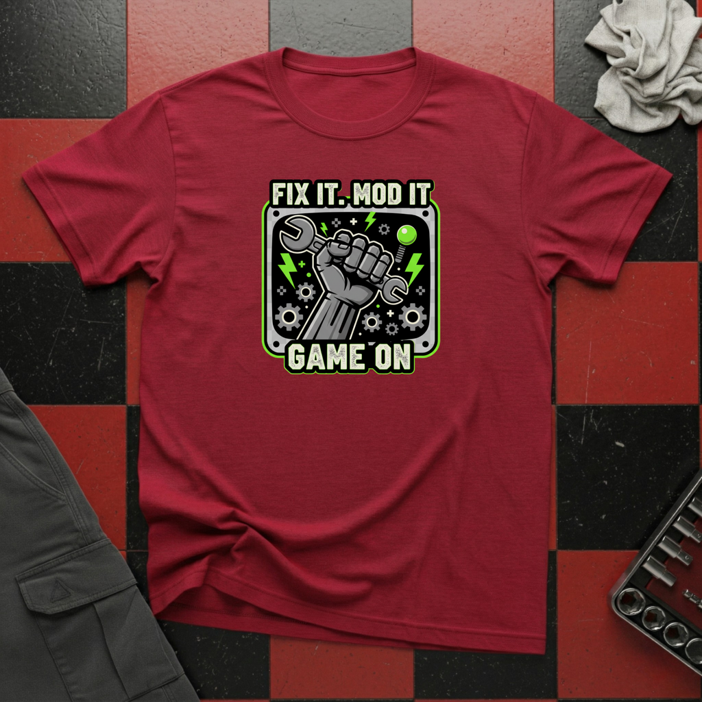 Fix It Mod It Game On T-Shirt