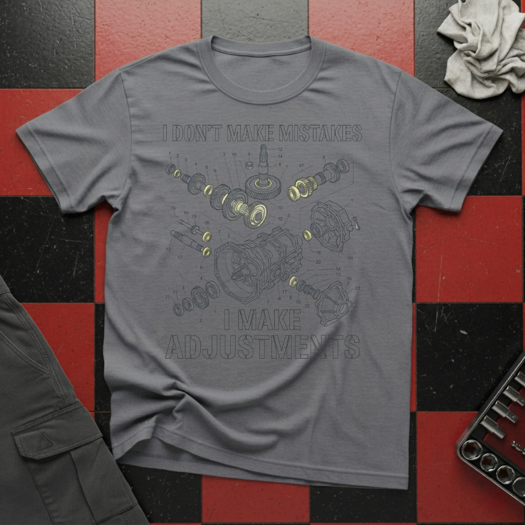 I Don't Make Mistakes I Make Adjustments T-Shirt