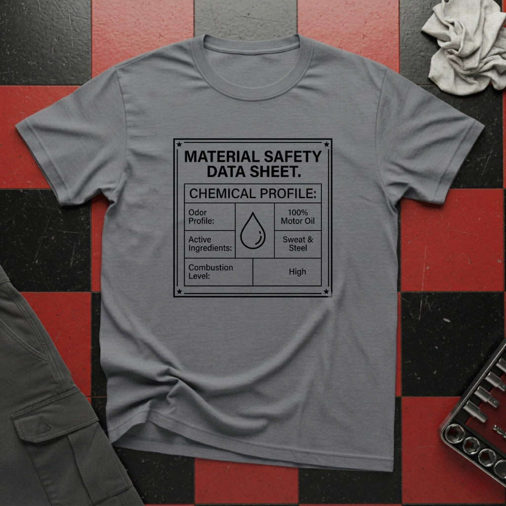 Material Safety Data Sheet T-Shirt